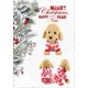 thumbnail image 4 of Abrigos cálidos de invierno para perros para cachorros, lindo mono con diseño de cuatro patas para mascotas, ropa con capucha de tela de franela suave Adepaton FLD-3304, 4 of 8