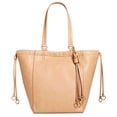 thumbnail image 2 of Calvin Klein Women's Large Drawstring Handbag Totes, Dark Beige, 2 of 4