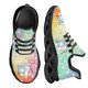 thumbnail image 1 of Zapatillas deportivas informales con dibujos de galaxia y dientes para mujer, cómodas y ligeras., 1 of 6