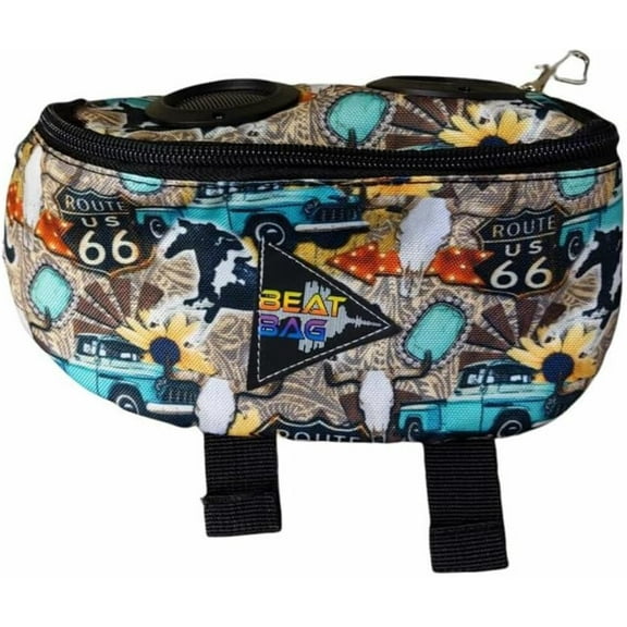 Beat Bag Schulz Equine Pommel Bag with Bluetooth Speakers - Route 66