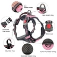 thumbnail image 2 of Howarmer Dog Harness for Small Medium Large Dogs No Pull Adjustable Reflective Breathable Oxford Dog Vest, Easy Control Handle for Dogs, Pink, 2 of 8