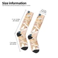 thumbnail image 2 of Naloa Tropical Beach Sea Shell Thigh High Socks Extra Long Stretchy Sock Women Over Knee High Opaque Stocking Daily Wear, 2 of 6