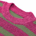 thumbnail image 6 of Two Piece Sets For Women Summer Women's Striped Sweater Set Cozy Oversized Matching Loungewear Top and Shorts Two Piece Outfit, 6 of 9