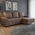 thumbnail image 1 of Sala Convertible En Cama Con Apertura Baúl Funcional Chocolate Melody Reinicia 21 Muebles, 1 of 4