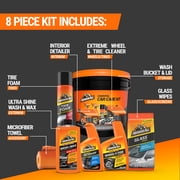 Armor All Car Cleaning Kit for Car Detailing, 8-Piece Set