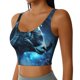 thumbnail image 2 of Fotbe Celestial Ram Night Sky Sujetador Deportivo Largo sin Aros para Mujer con Almohadillas y Soporte Medio, Transpirable y Absorbente, Camiseta Tipo Chaleco o Tank Top-X-Large, 2 of 8