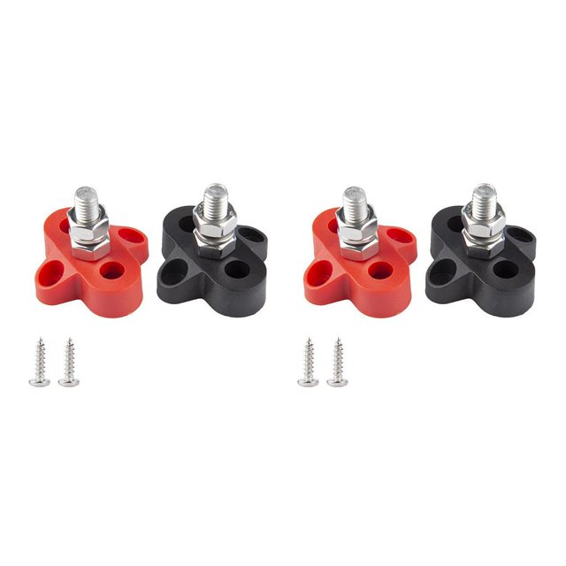 Speravity 2 piezas de bloques de terminales M8 para coche, pernos de conexión de de camión, accesorios de conector, piezas de M8 Perno simple 2piezas