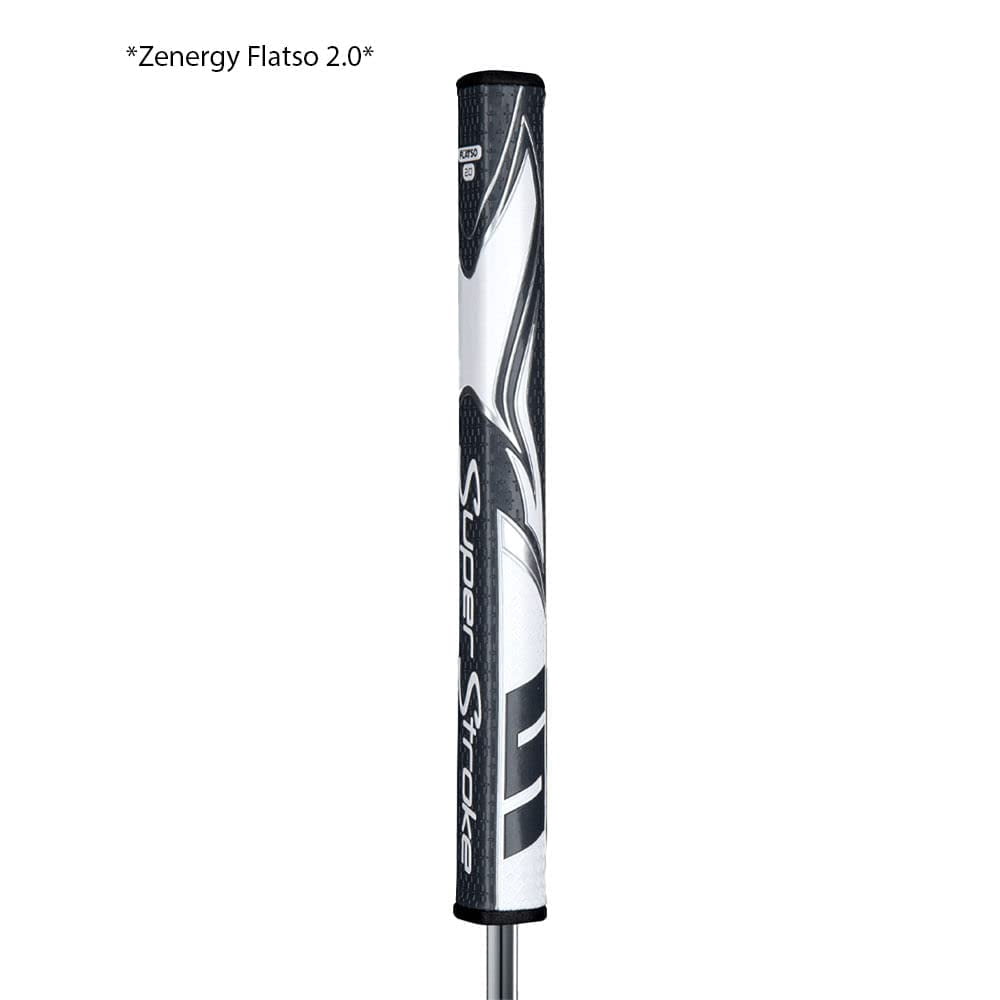 SuperStroke Golf Zenergy Flatso 1.0 Grips Gray/White
