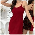 thumbnail image 6 of Levmjia Women's Sleepwear Nightgown Soft Breathable Slit Sleeveless Solid Color Night Dress for Home Sleeping Comfortable, 6 of 6