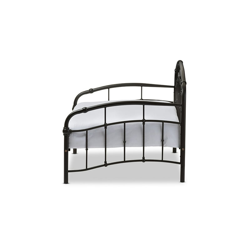 Baxton Studio Olsen Vintage Industrial Black Finished Metal Daybed Baxton Studio Olsen Vintage Industrial Black Finished Metal Daybed