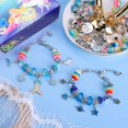 thumbnail image 3 of Charm Bracelet Making Kit,DIY Craft for Girls, Unicorn Mermaid Crafts Gifts Set for Arts and Crafts for Girls Teens Ages 6-12 (150 Pieces), 3 of 9