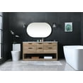 thumbnail image 2 of Elegant Lighting VF19260DNT Larkin 60" Free Standing Double Basin Vanity Set - Wood, 2 of 4