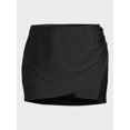 thumbnail image 6 of Time and Tru Women's and Women's Plus High Low Slimming Swim Skirt, Sizes S-3X, 6 of 6