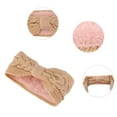 thumbnail image 3 of Unique Bargains 1 Pc Women's Warm Headband Winter Ear Warmer Knit Head Wraps Light Pink, 3 of 6