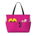 thumbnail image 1 of Disketp Darkmagenta Bolsa de Playa de Gran Capacidad, Bolso Impermeable y a Prueba de Arena para Mujer, Ideal para Playa, Piscina y Natación, 1 of 7