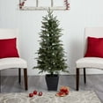thumbnail image 3 of Nearly Natural 4.5 ft. Christmas Tree w/Clear Lights & Decorative Planter, 3 of 9