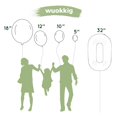 thumbnail image 4 of Set de globos con forma de animal Wuokkig Jungle Safari para decoración de fiesta, 4 of 7