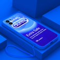thumbnail image 1 of Funda de teléfono con diseño de caja de condón Sexy para iPhone 14, 13, 12, 11 Pro Max, Mini, X, XR, XS, MAX, SE20, 8, 7 Plus, con correa de mano Fivean unisex, 1 of 2