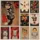 thumbnail image 2 of 50 diseños de pósteres de papel kraft de la película Isle of Dogs de Wes Anderson, ilustraciones elegantes para pared, para cafeterías, bares y hogares, 2 of 5