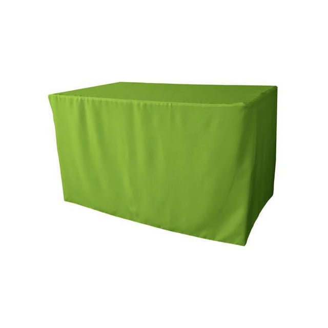 LA Linen TCpop-fit-48x30x30-LimeP84 1.8 lbs Polyester Nappe Équipée & 44; Chaux