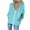 Light Blue, variant on Lovskoo 2024 Women's Sweatshirts Casual Full Zip Up Plush Hoodie Comfy Slim Solid Sweatshirt Long Sleeve Jacket With Pockets Navy