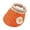 Orange, variant on Kids Straw Sun Visor Hat Open Top Embroidered Fruit Summer Cap Childlike Outdoor Beach Toddler Beige 2-6