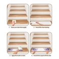 thumbnail image 5 of Stair Treads for Wooden Steps,Lavender Peel and Stick Stair Treads with Adhesive,Watercolor Purple White Floral Botanical Butterfly Non Slip Indoor Stairs Runner Rugs Mats for Elders Dogs 8"x30" 7PCS, 5 of 7