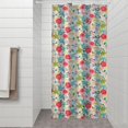 thumbnail image 2 of Pioneer Flower Floral Print Pattern Shower Curtain 36"x72" ,Bathroom Decorative Shower Curtains Set with 12 Hooks,Modern Waterproof Washable Shower Curtain, 2 of 6