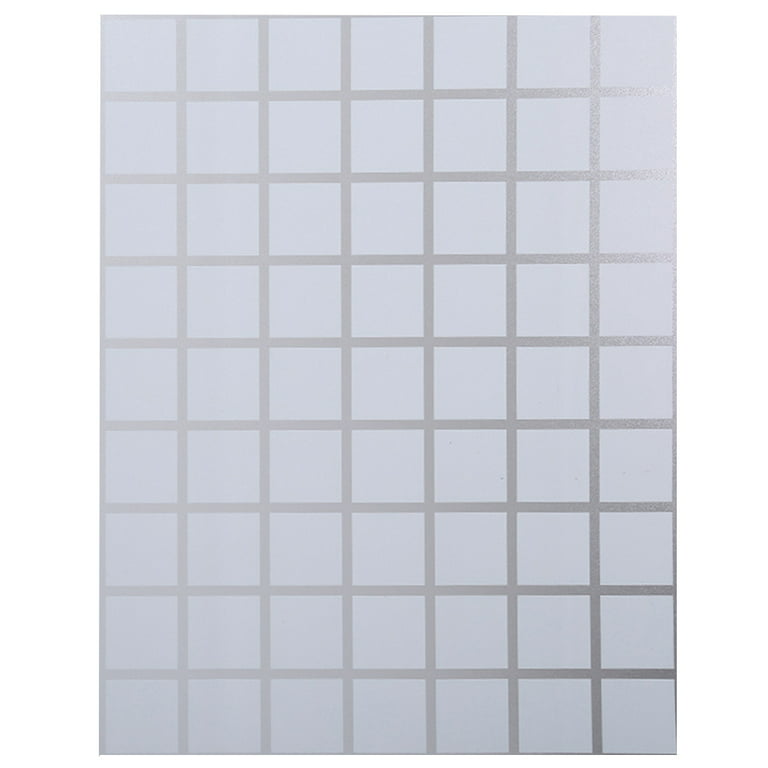Labe Kom langs om het te weten Onderdompeling 1 Roll White Square Frosted Self-Adhesive Glass Film Simple Window Sticker  for Home Kitchen Bathroom Office (Assorted Color) - Walmart.com