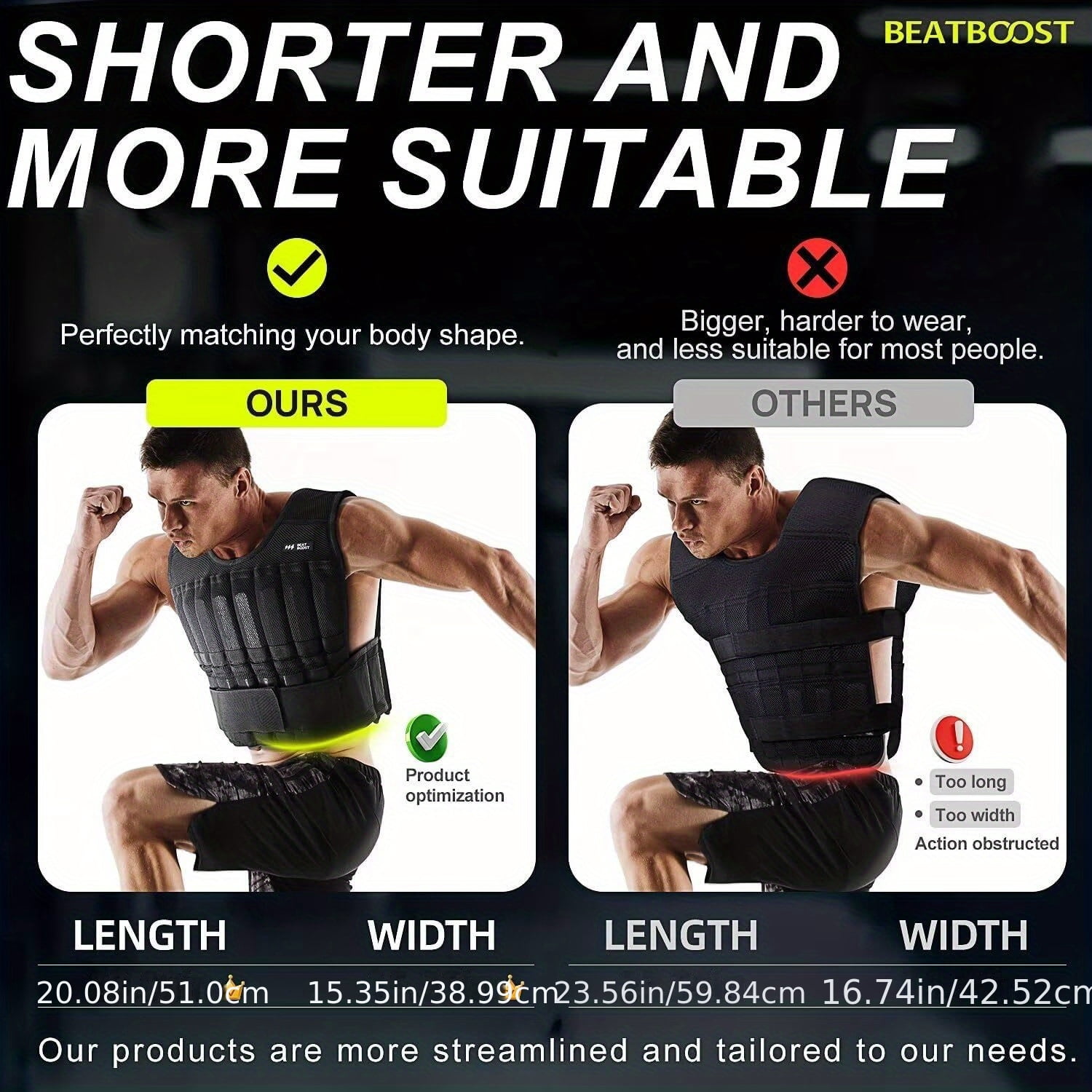 Weighted Vest Men 30lb Adjustable with Steel Plates Weights for Walking Strength Training Running Workout Trainers Fitness