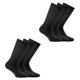 thumbnail image 1 of Rohner Basic Calcetines deportivos unisex, paquete de 6 - Basic Sport, monocolor Negro 35-38, 1 of 1