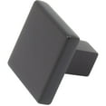 thumbnail image 4 of Contemporary Square Cabinet Knob, 1-1/8 Inches, Zinc Base Material, Matte Black by Stone Harbor Hardware, 4 of 4
