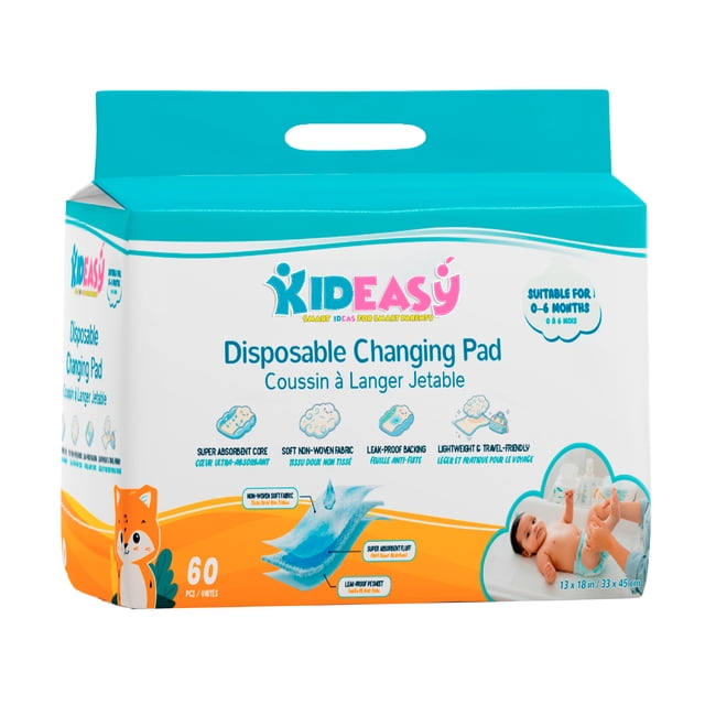 KidEasy Disposable Baby Change Pad- 0-6 months