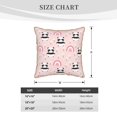 thumbnail image 4 of Susaid Cute Cartoon Panda Print Velvet Throw Pillow Covers Home Art Deco Pillowcase Square Pillow Case Cushion Cover for Bed Sofa Living Room Car Indoor and Outdoor-, 4 of 8