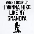 thumbnail image 2 of CafePress - Hike Like My Grandpa Body Suit - Baby Light Bodysuit, Size Newborn - 24 Months, 2 of 4