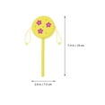 thumbnail image 4 of 3pcs Wooden Hand Shaking Drum Toy Creative Educational Toy Beautiful Toy for Baby Kids (Random Color), 4 of 8