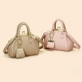 thumbnail image 4 of Women Shoulder Bag Commuting Bag PU Leather Handbag Kiss Lock Crossbody Bag, 4 of 20