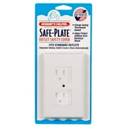 Mommys Helper - Safe Plate Outlet Cover, White