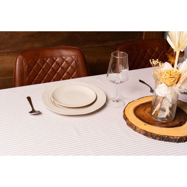 Nappe à rayures bistrot 100 % coton Fabstyles