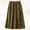 Army Green, variant on Mqqzkk Women's High Waist Midi Skirt Vintage A-Line Pleated Skirts High Elastic Waist Button Skirts with Pockets