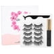 thumbnail image 2 of 5 Pairs False Eyelashes Magnetic Liquid Eyeliner Tweezers Set Eyelashes Makeup Set (010), 2 of 5
