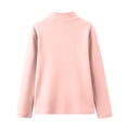 thumbnail image 4 of Abcomgle Girls Sweatshirt 14-16 Loose Mock Neck Long Sleeve Girls Pullover Top Casual Solid Color Shirt for Teen Girls Cotton Fall Clothes for Tween Girls, 4 of 6