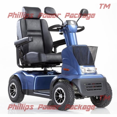 Afikim - Afiscooter C4 Breeze - Mid Size Mobility Scooter - 4-Wheel - Blue