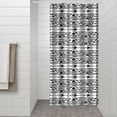 thumbnail image 3 of Earthy Bohemian Shower Curtain, Style Boho Chic Vintage Fashion Tribal Patterns, 3 of 5