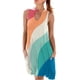 thumbnail image 1 of Vestidos de playa de verano para mujer con mini vestido de bolsillo sin mangas con escote elegante Pompotops  ghjkhdj4366, 1 of 6