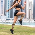 thumbnail image 6 of Lsque Jungle Meditating Lion Pattern Sport Compression Socks for Men & Women 15-20 mmHg Knee High Nurse Pregnant Running Medical and Travel Athletic, 6 of 6