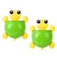 thumbnail image 5 of Milisten 2pcs Turtle Wall Holder Suction Cup Toothbrush Rack Toothpaste Container Hanging Sundries Organizer Green, 5 of 5