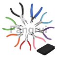 thumbnail image 4 of For 8 pieces jewelry making pliers tool kit needle nose pliers round nose pliers nylon jaw pliers fo, 4 of 5