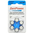 thumbnail image 1 of 60 Piles pour Aide Auditive ZeniPower Taille : 675P Cochlear, 1 of 7