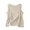Beige, variant on Fiber Breathable V Neck Color Style Casual Functional Sleeveless Tunic Top (No Ingredient Label Required) Vest Women
